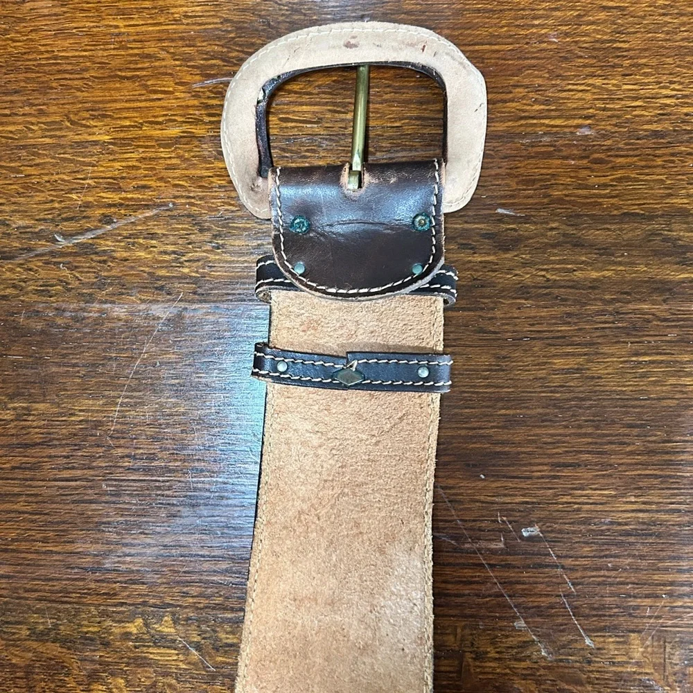 ANNE KLEIN Women's Wide Belt, Adjustable Buckle Size Small